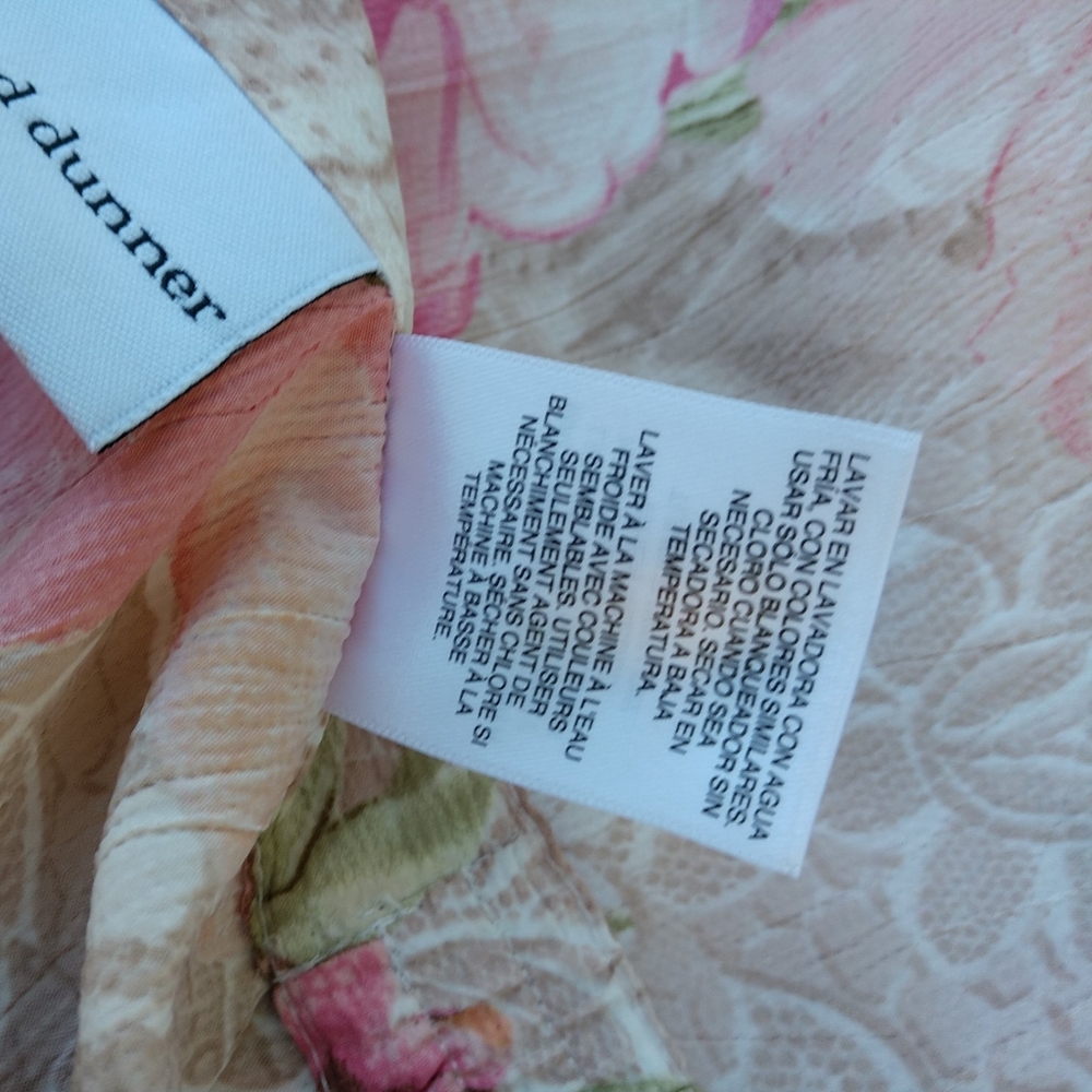 SOLD!!!!Alfred Dunner Women's Skirt Floral Ruffle Bottom Size 14 - Picture 7 of 9